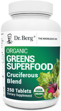 Dr. Berg's Greens Superfood Cruciferous Vegetable Tablets - Organic