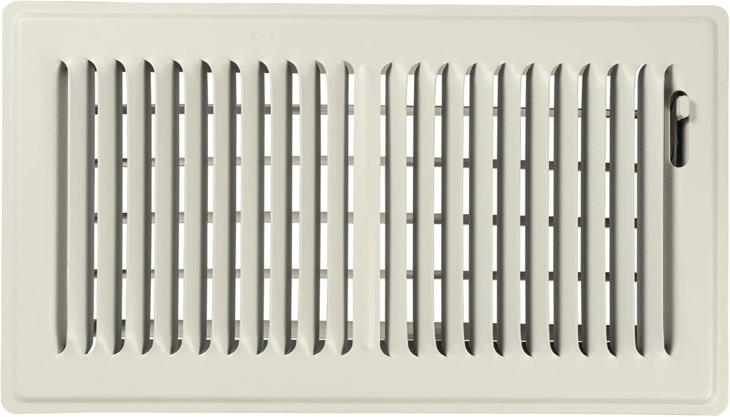 Khaki Light 6x12 Premium Floor Register for Durable Airflow