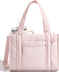 BAGSMART Small Tote Bag for Women - Quilted Lightweight Tote