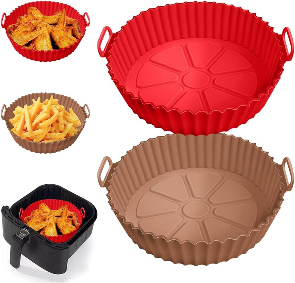 Reusable Silicone Air Fryer Liners - Better Than Paper!
