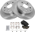 Rear Brake Pad & Rotor Kit for 2010-2012 Lexus HS250h and 2006-2018