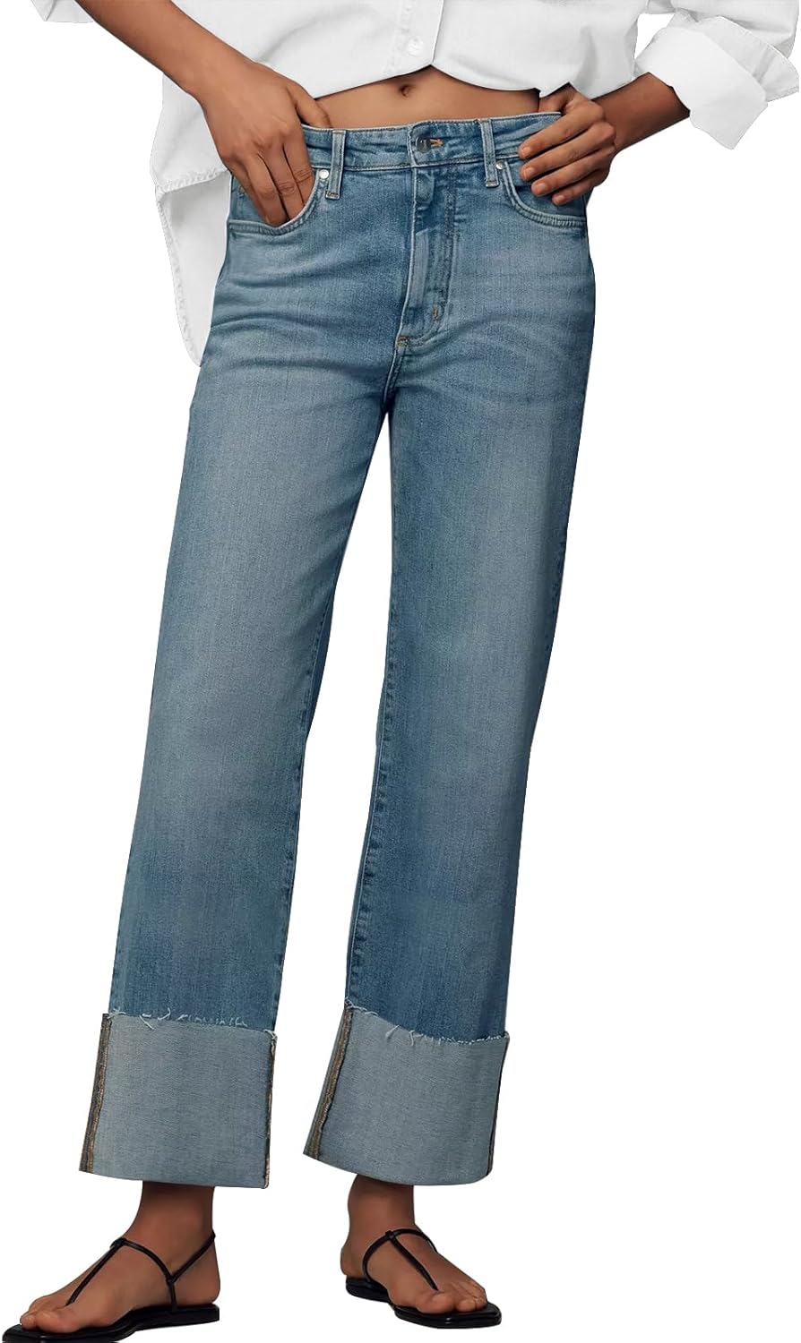 KUNMI Women's Wide Leg Baggy High Waist Jeans for Fall 2025