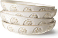 Artena Pasta Bowls 50oz Set of 4 - Large White Ceramic Salad & Soup