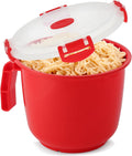 Microwavable Soup Bowl with Lid - 34 Oz Leakproof Size