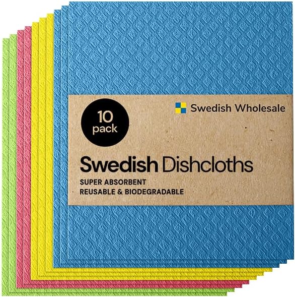 10-Pack Eco-Friendly Reusable Kitchen Cloths