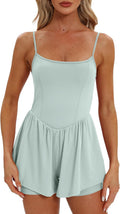 Beaully Women's Summer Sleeveless Athletic Romper - Flattering