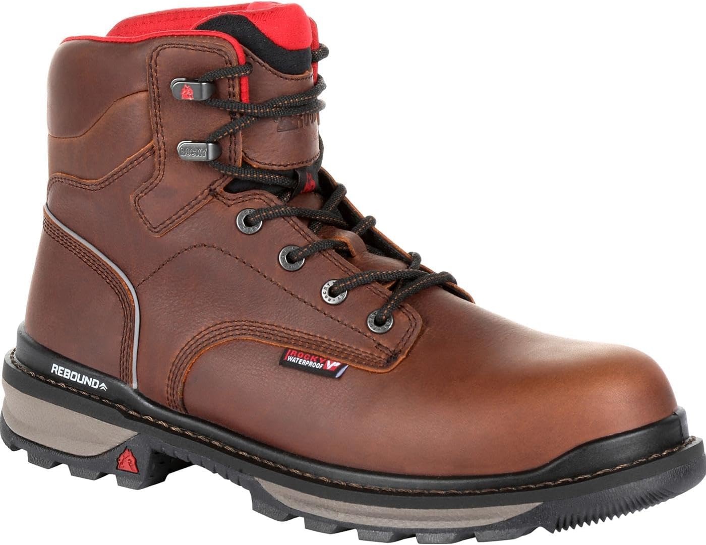 Rocky mens Rams Horn Industrial Boot - Comfort and Durability