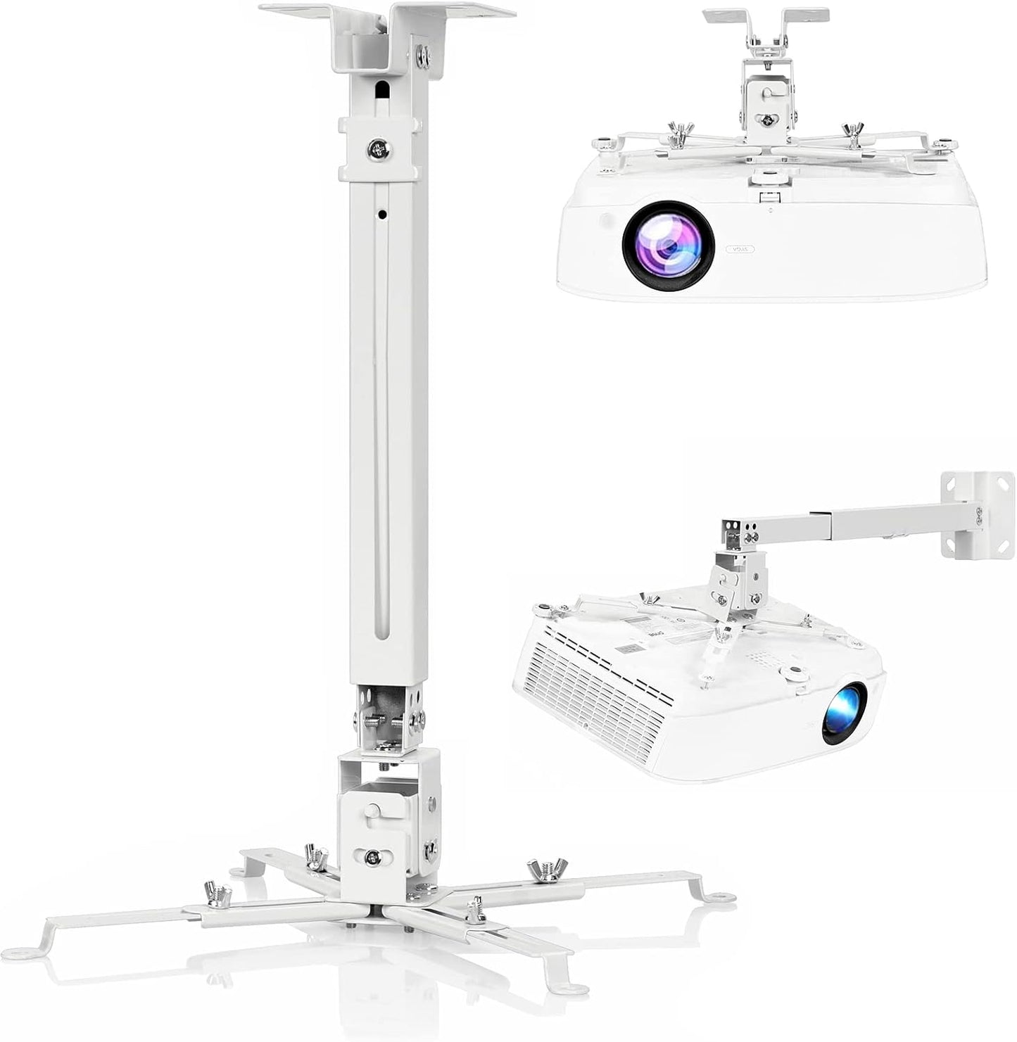 Universal Adjustable Projector Mount - 3-in-1 Bracket for Perfect Placement