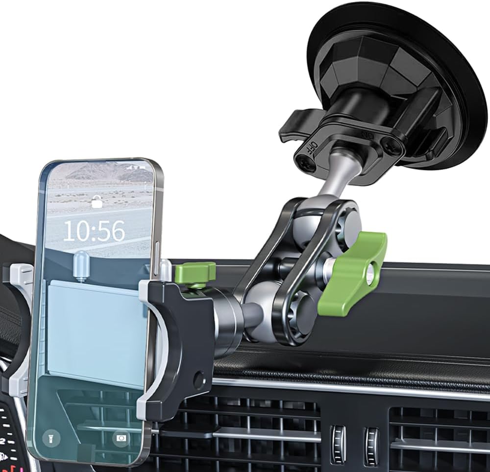 360 Rotation Suction Cup Phone Mount by Tmengdao