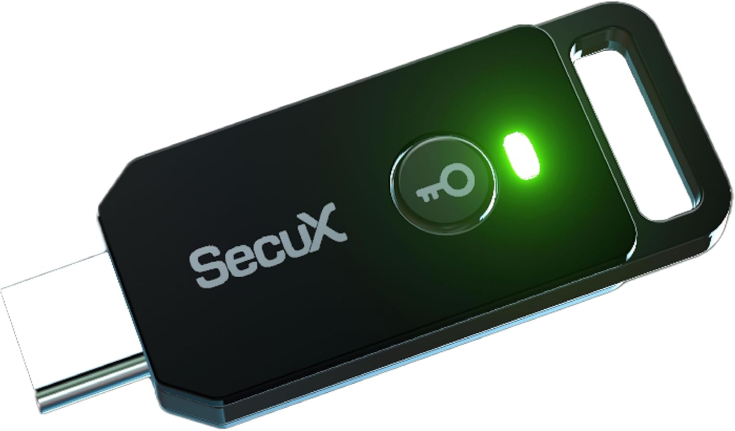 SecuX PUFido USB-C Security Key for Passwordless Login & 2FA