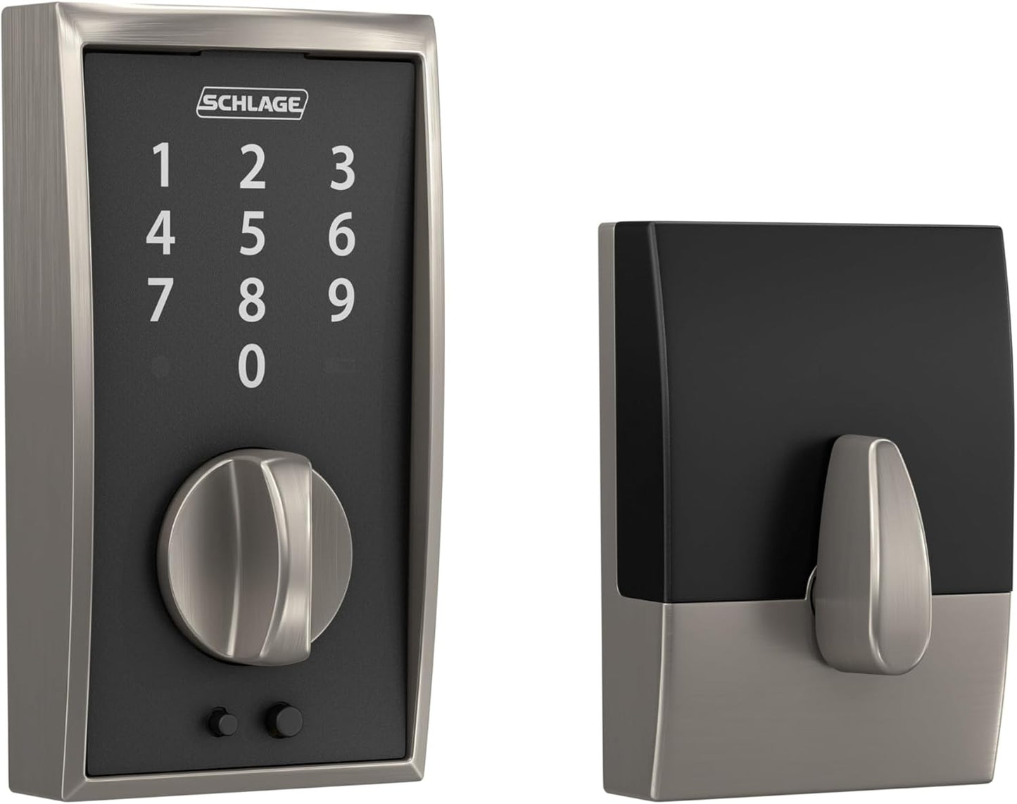 Schlage BE375 CEN 619 Touch Century Deadbolt for Keyless Entry