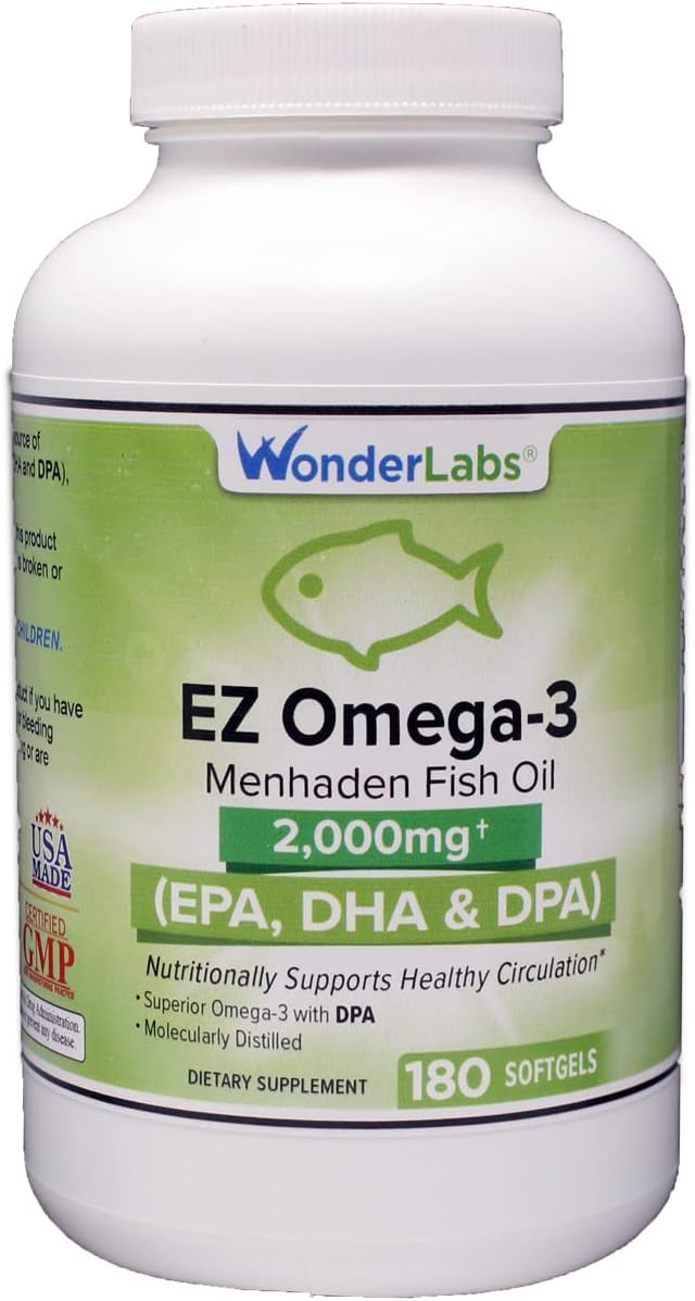 EZ Omega-3 Atlantic Menhaden Fish Oil Supplement Review