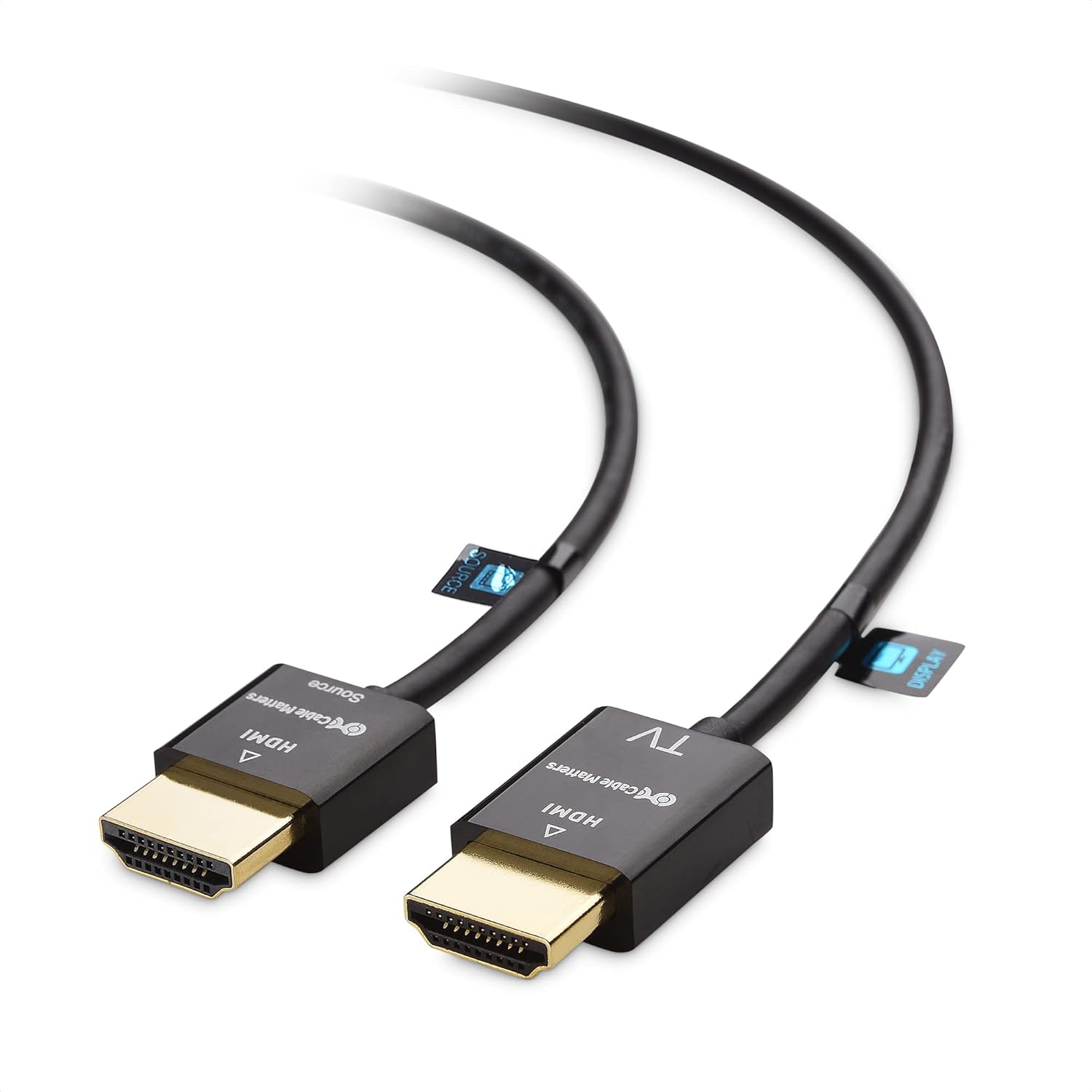 Cable Matters Ultra Thin 15ft HDMI Cable | 4K Rated