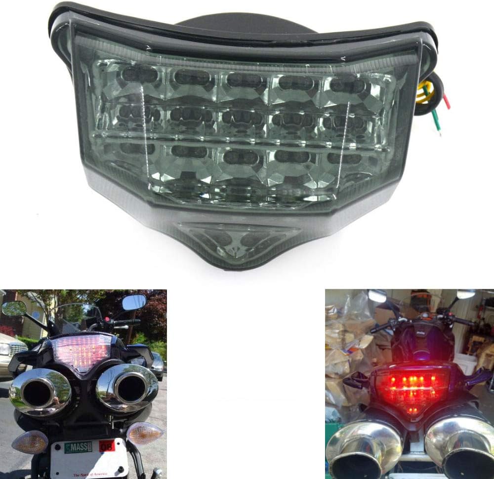 MZS Motorcycle Tail Light LED Integrated Turn Signal Blinker