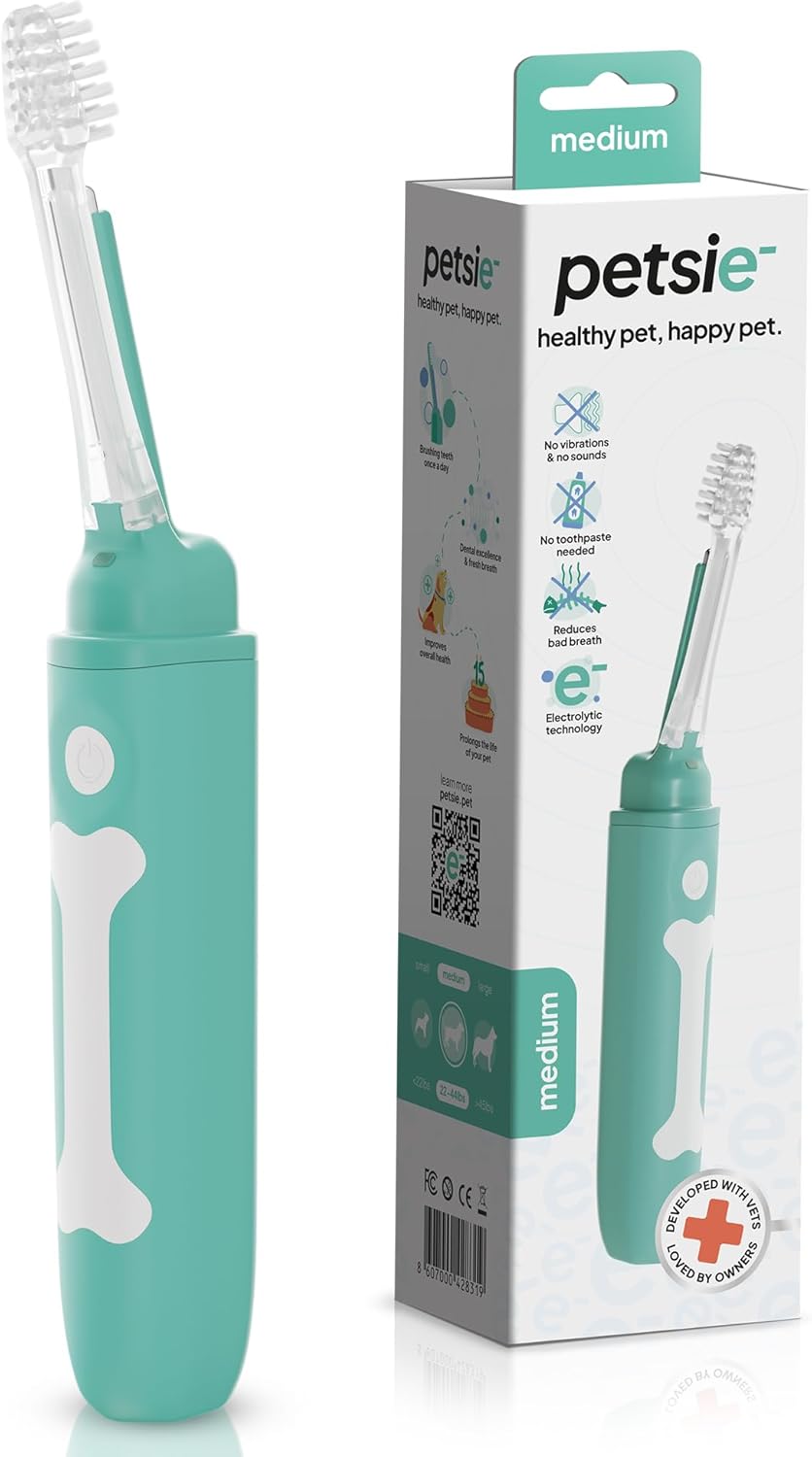 Dog Toothbrush with Innovative Electrolytic Technology for Health