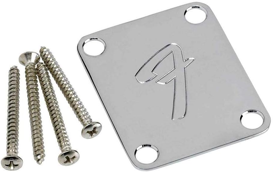Fender Chrome F Neckplate - Enhance Your Guitar