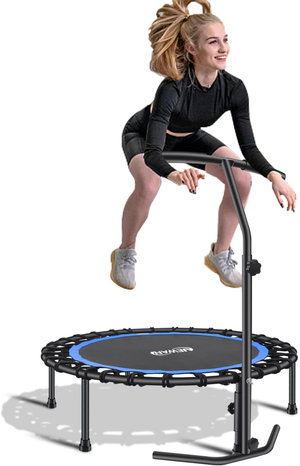 Newan 40in Silent Mini Trampoline for Fitness and Cardio Training