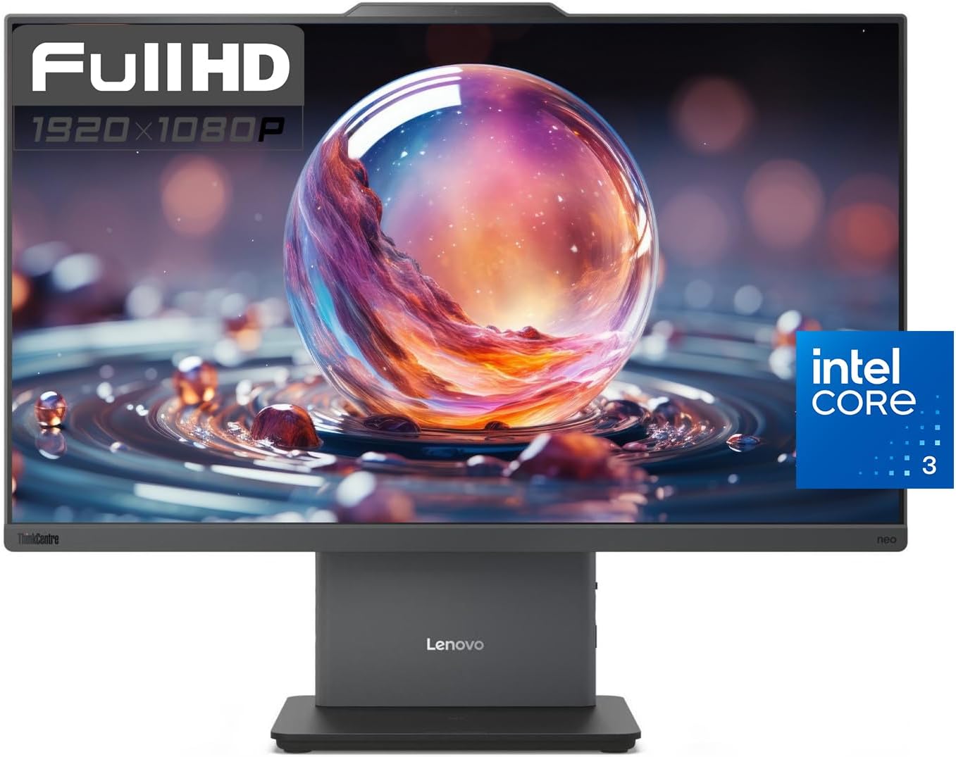 Lenovo ThinkCentre All-in-One Business Computer with FHD Display