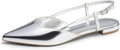 DREAM PAIRS Slingback Flats for Women - Pointed-Toe Elegant Ballet