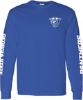 NCAA Double Sleeve Print Long Sleeve Unisex Tee - Cotton Comfort