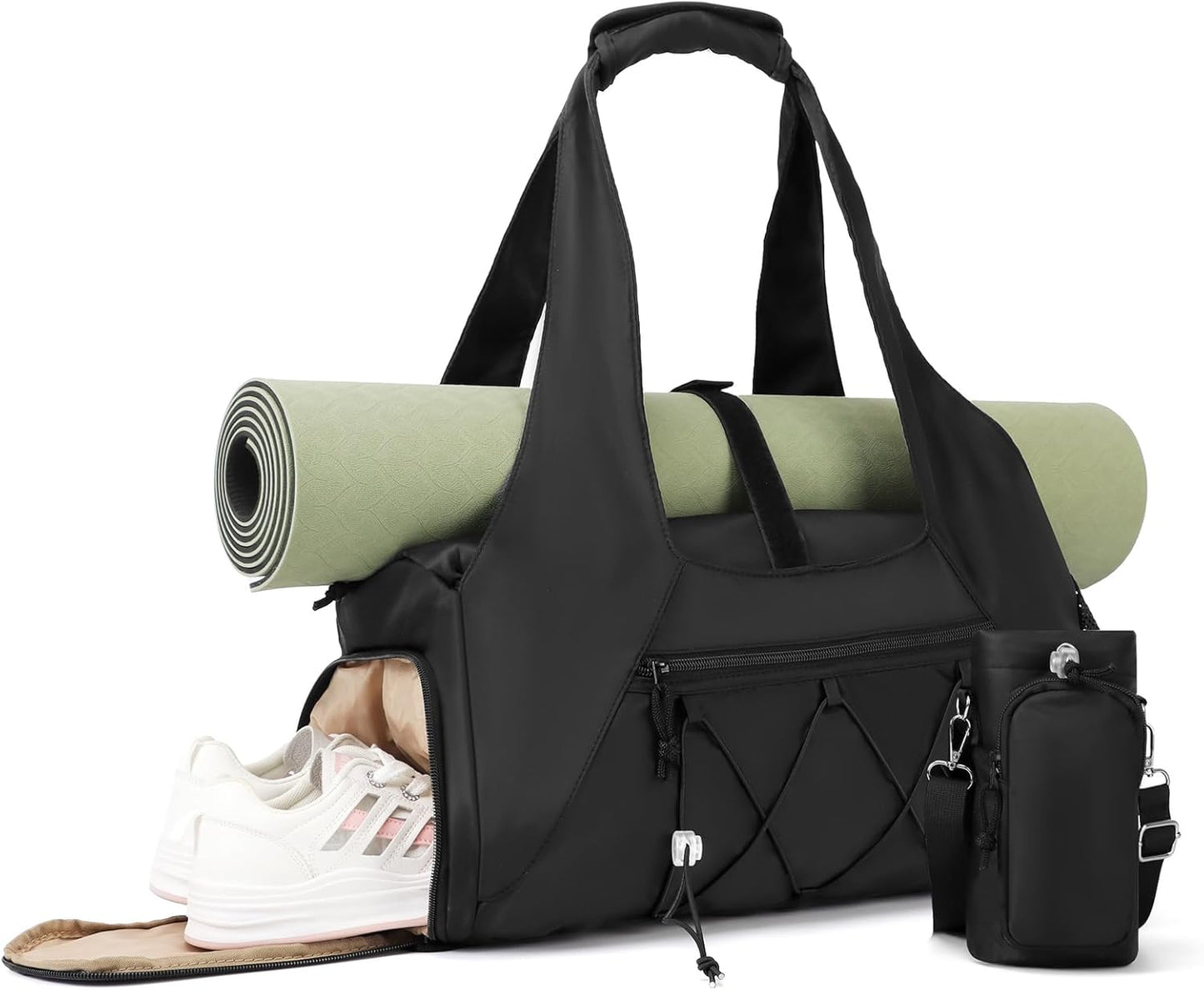 FULONEEI: Stylish Yoga Gym Bag with Shoe Compartment