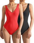 Women's Sexy 2 Piece Thong Bodysuit by SUUKSESS for Nightlife