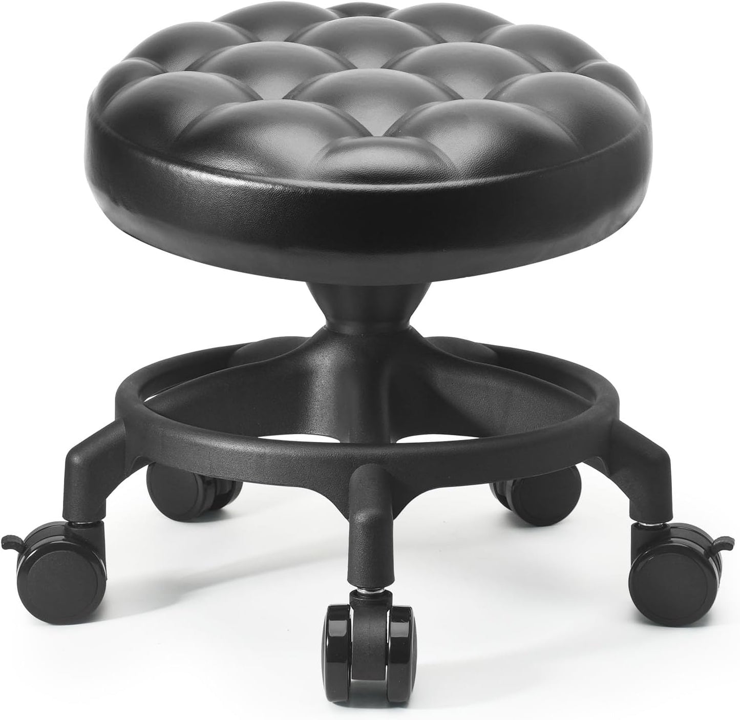 Low Height Rolling Stool with Universal Caster for Comfort