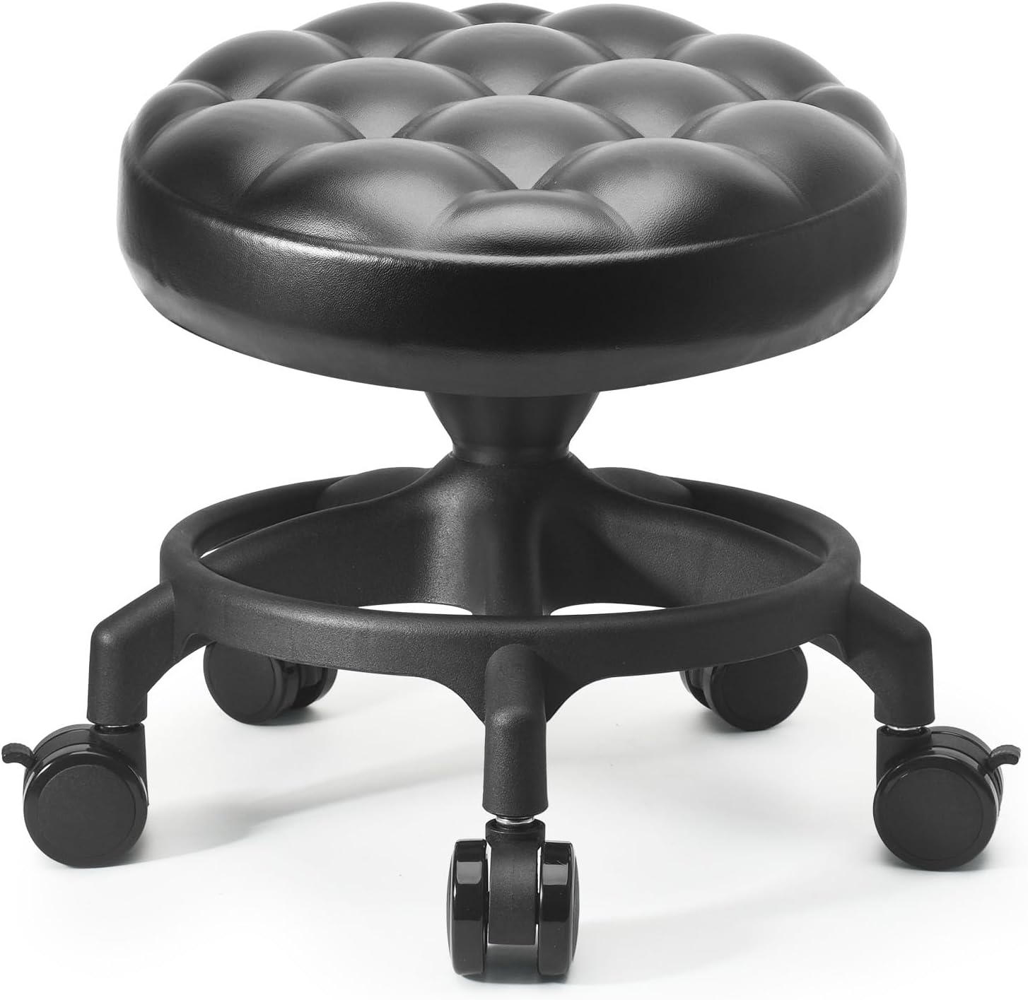 Low Height Rolling Stool with Universal Caster for Comfort