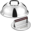 Heavy-Duty Burger Press & Melting Dome Set - Flat Top Grill Kit