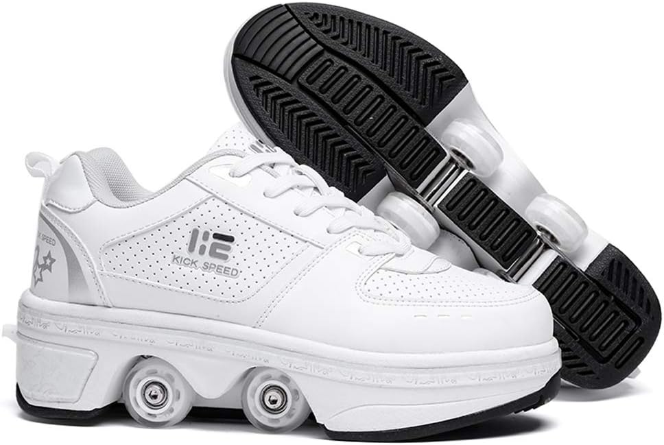 Wecoo 2-in-1 Roller Skates & Sneakers for Outdoor Fun