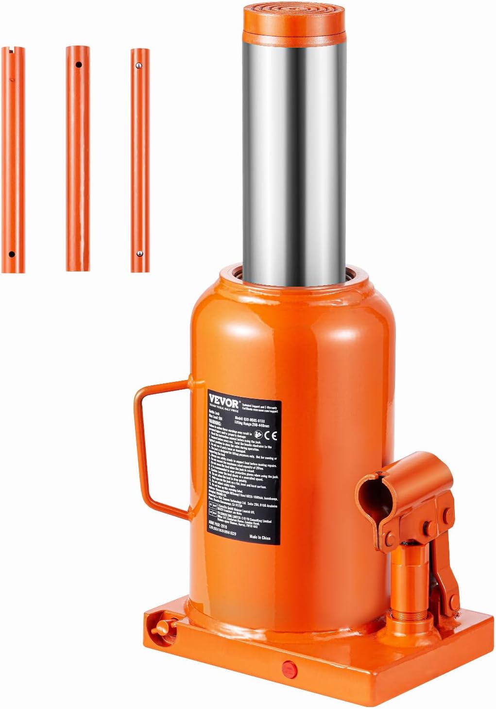 VEVOR Hydraulic Bottle Jack: 50 Ton Power for Vehicles