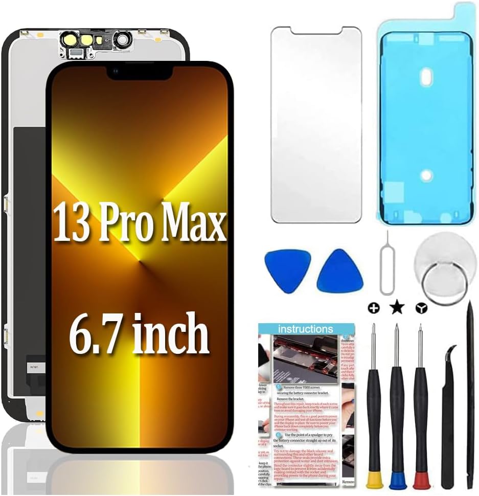 iPhone 13 Pro Max Screen Replacement with Repair Tools Included