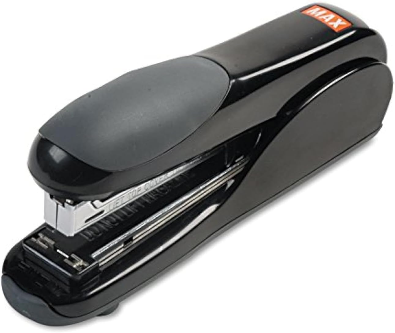 Max HD50DFBK Flat-Clinch Stapler for Neat Paper Stacking