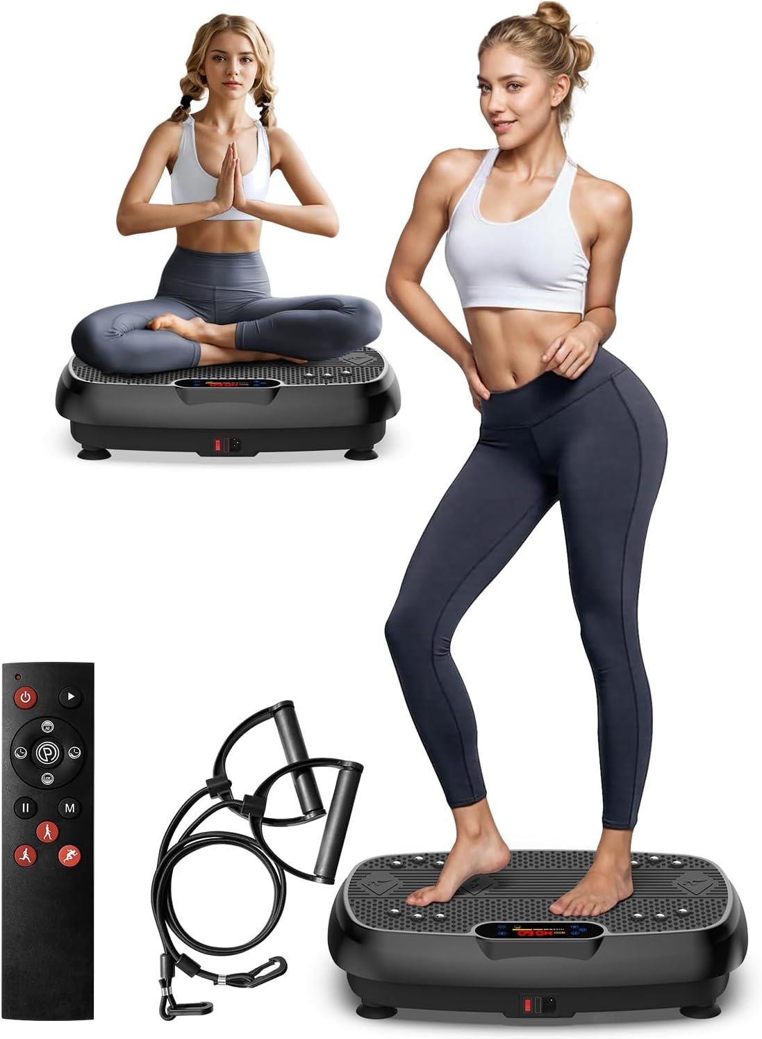 STYNGT Vibration Plate: 100 Speeds, 450 Lbs Capacity