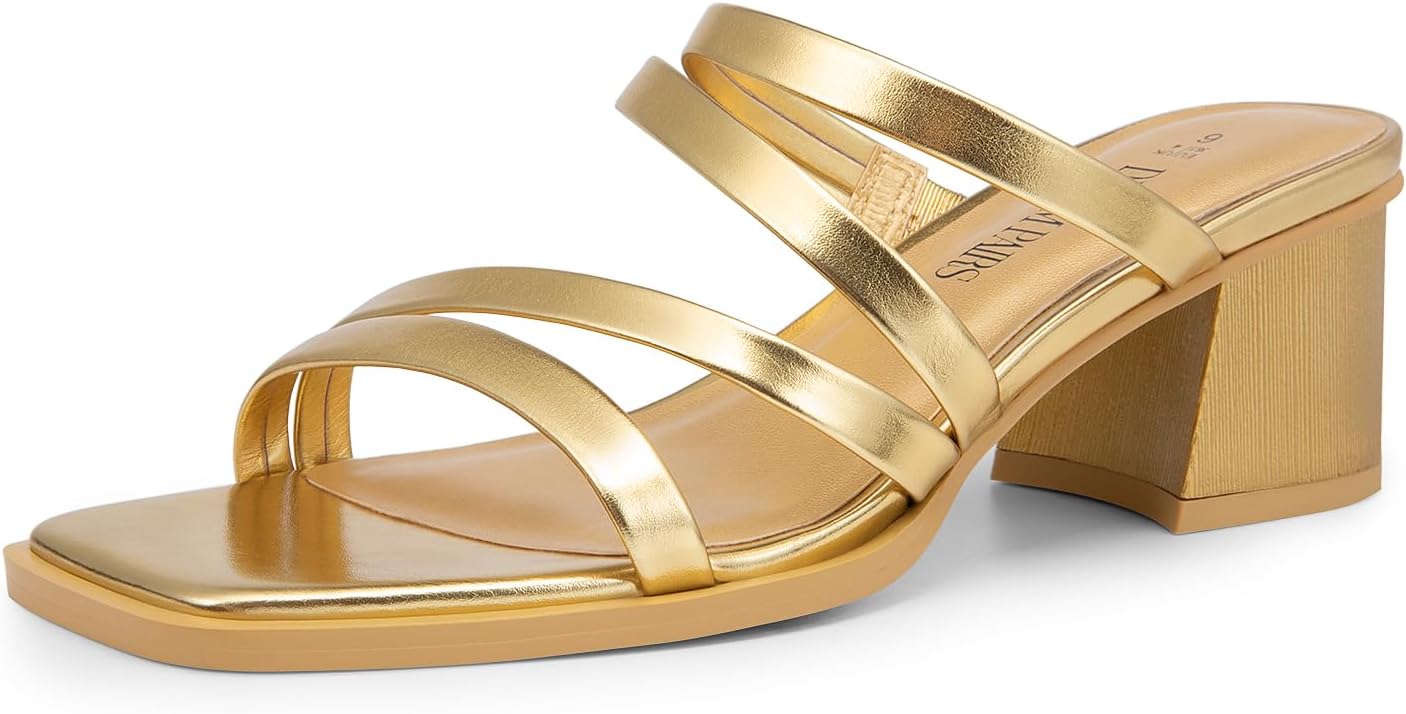 DREAM PAIRS Women's Strappy Heels Block Open Toe Sandals Review
