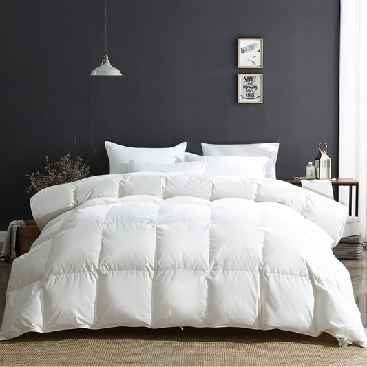 APSMILE Fluffy Heavyweight Down Fiber Comforter for Winter Sleep