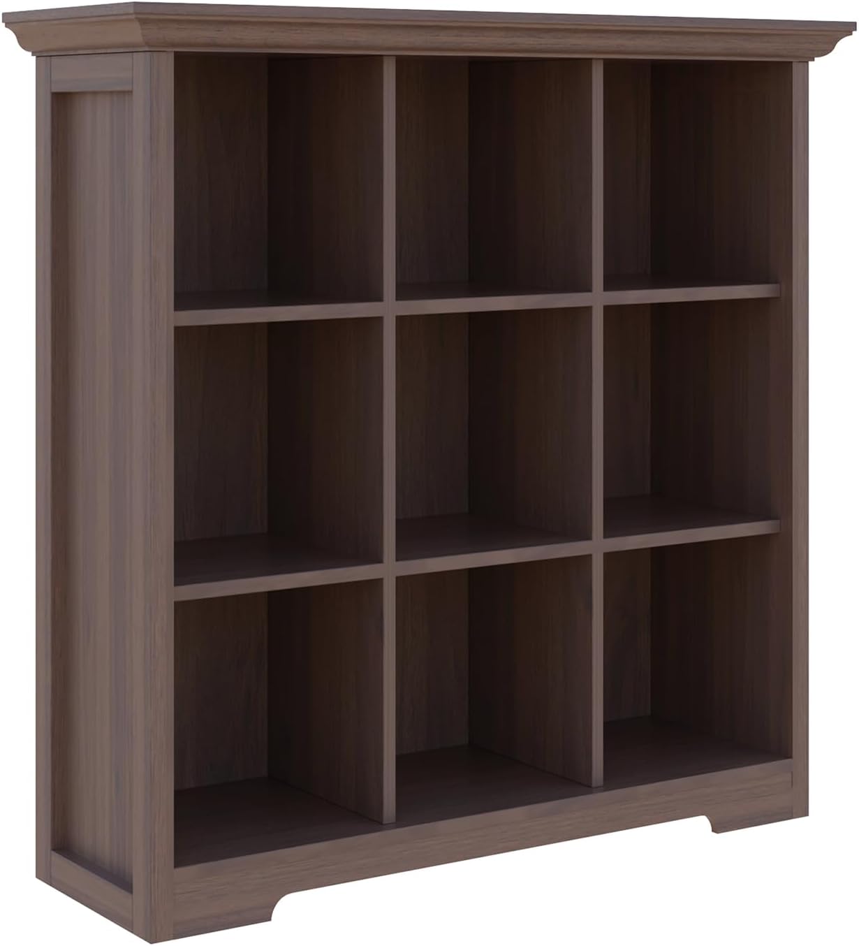 Cube Shelf Bookcase with Base - Stylish 3 Tier Storage Solution