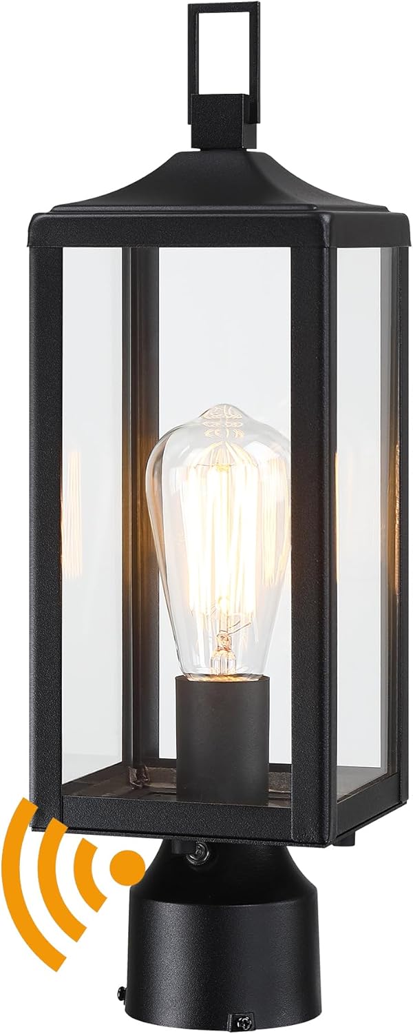 17 Inch Dusk to Dawn Outdoor Lamp Post Light Fixture for Yard