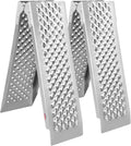 5FT 2Pcs Aluminum Shed Ramp - Folding Powersports Loading Ramp