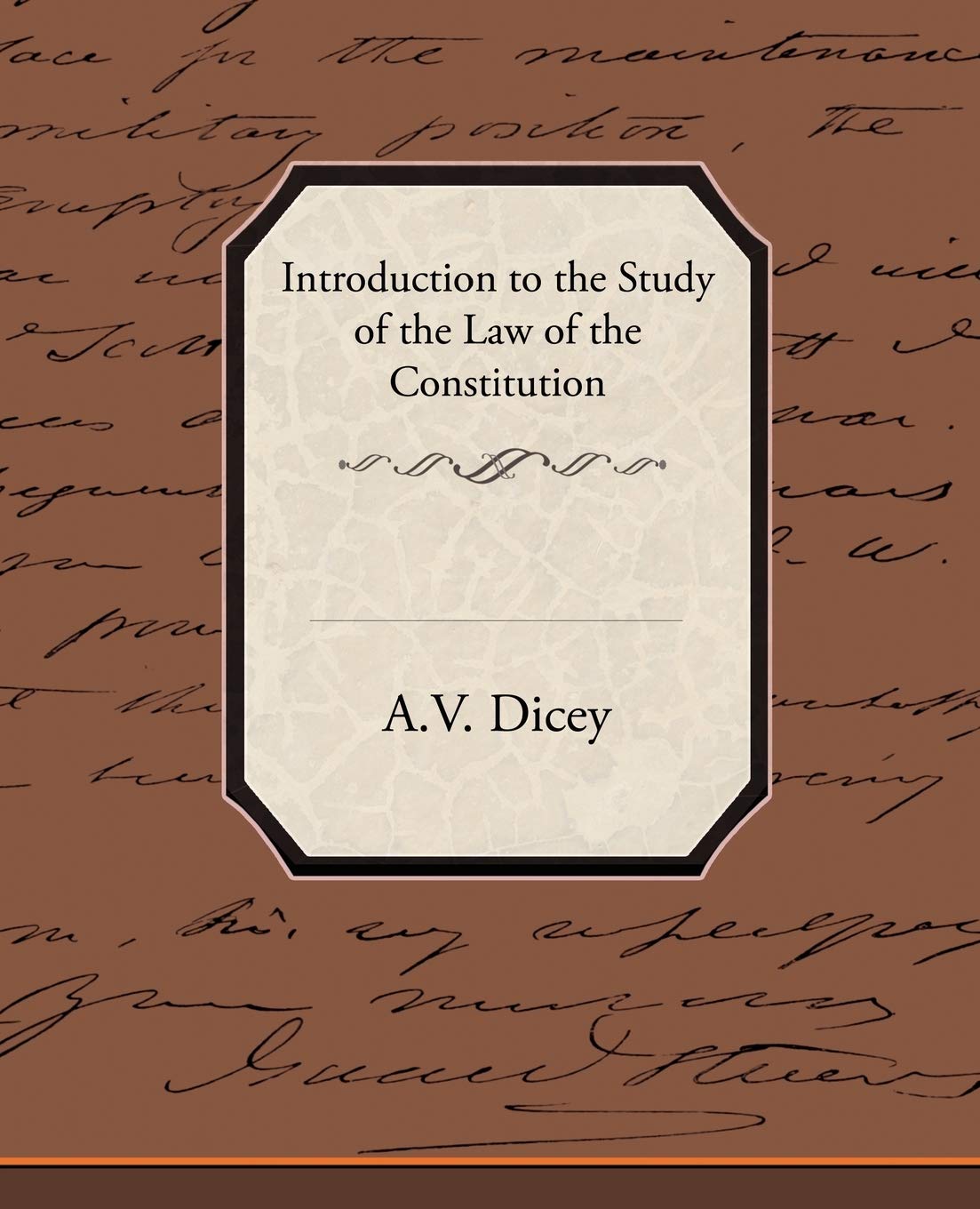 Introduction to the Study of the Law of the Constitution Review