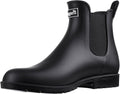Asgard Womens Ankle Rain Boots Waterproof Chelsea Style - Matte Finish