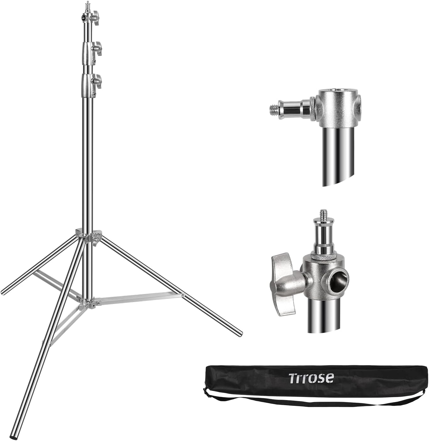 9.2ft Heavy Duty Light Stand for Photography with Carry Bag