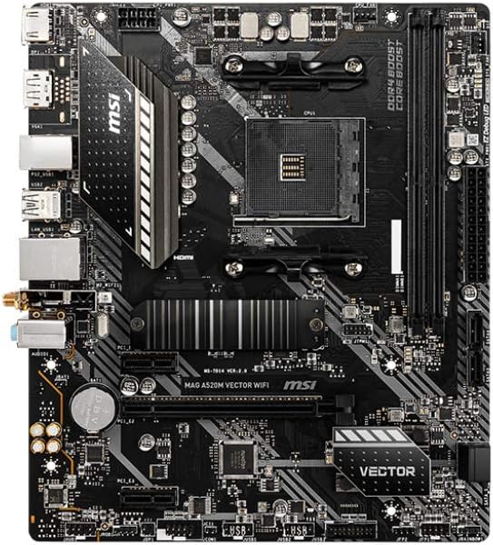 MSI MAG Vector AMD A520 AM4 Micro ATX Motherboard Review