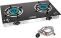 Barton Double Burner Stove Portable Outdoor Propane Cooktop - Quick