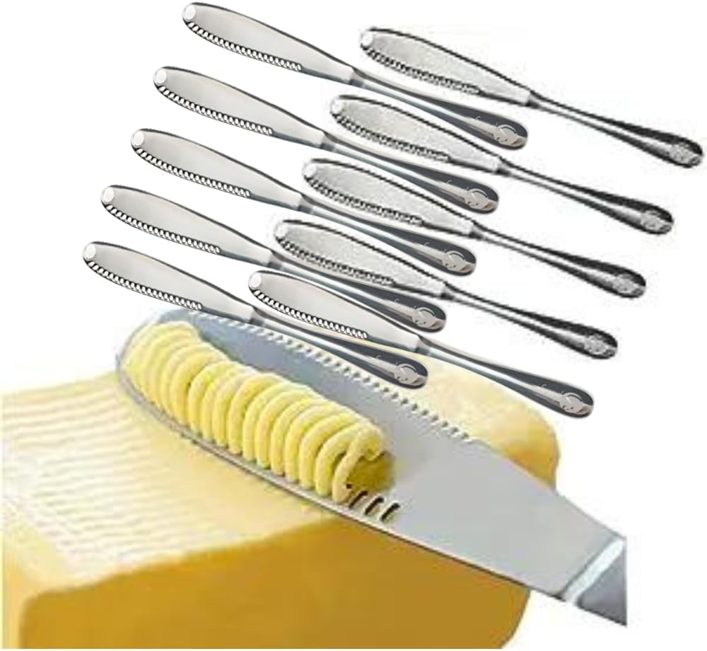 Stainless Steel Butter Spreader Knife Set for Perfect Spreads