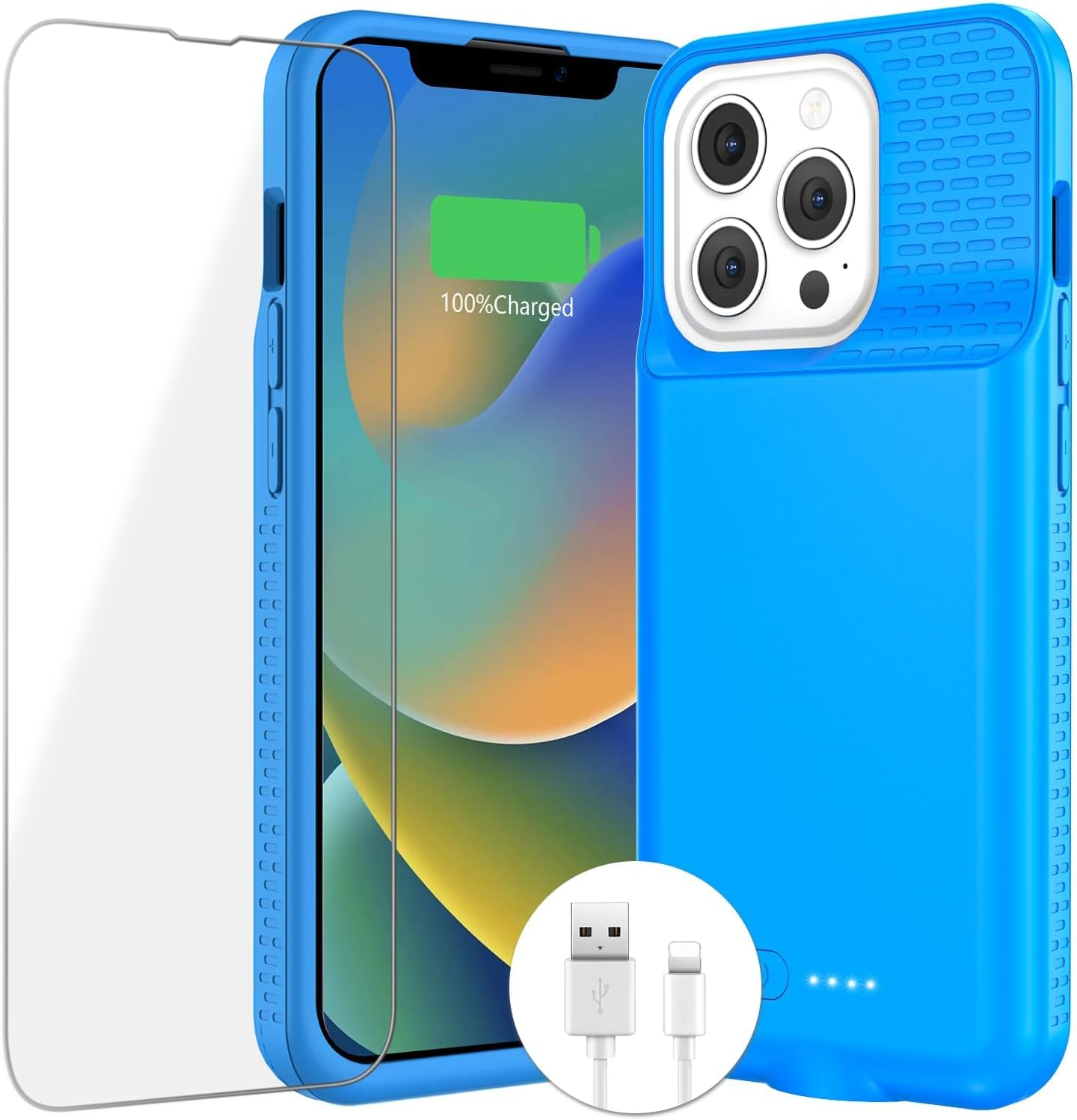 Powerful 8000mAh Charging Case for iPhone 14 Pro Max/13 Pro Max