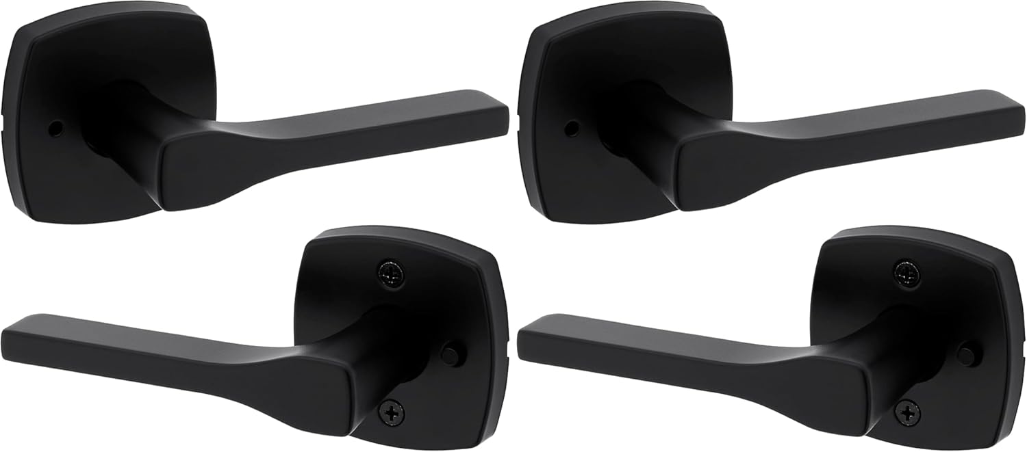 Kwikset Tripoli Lever Interior Privacy Door Handle for Bedrooms