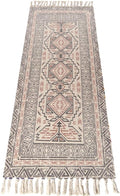 Handmade Organic Cotton Yoga Mat - Non Slip Foldable Rug for Travel