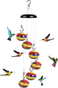 Charming Wind Chimes Hummingbird Feeders Rainbow - Outdoor Decor