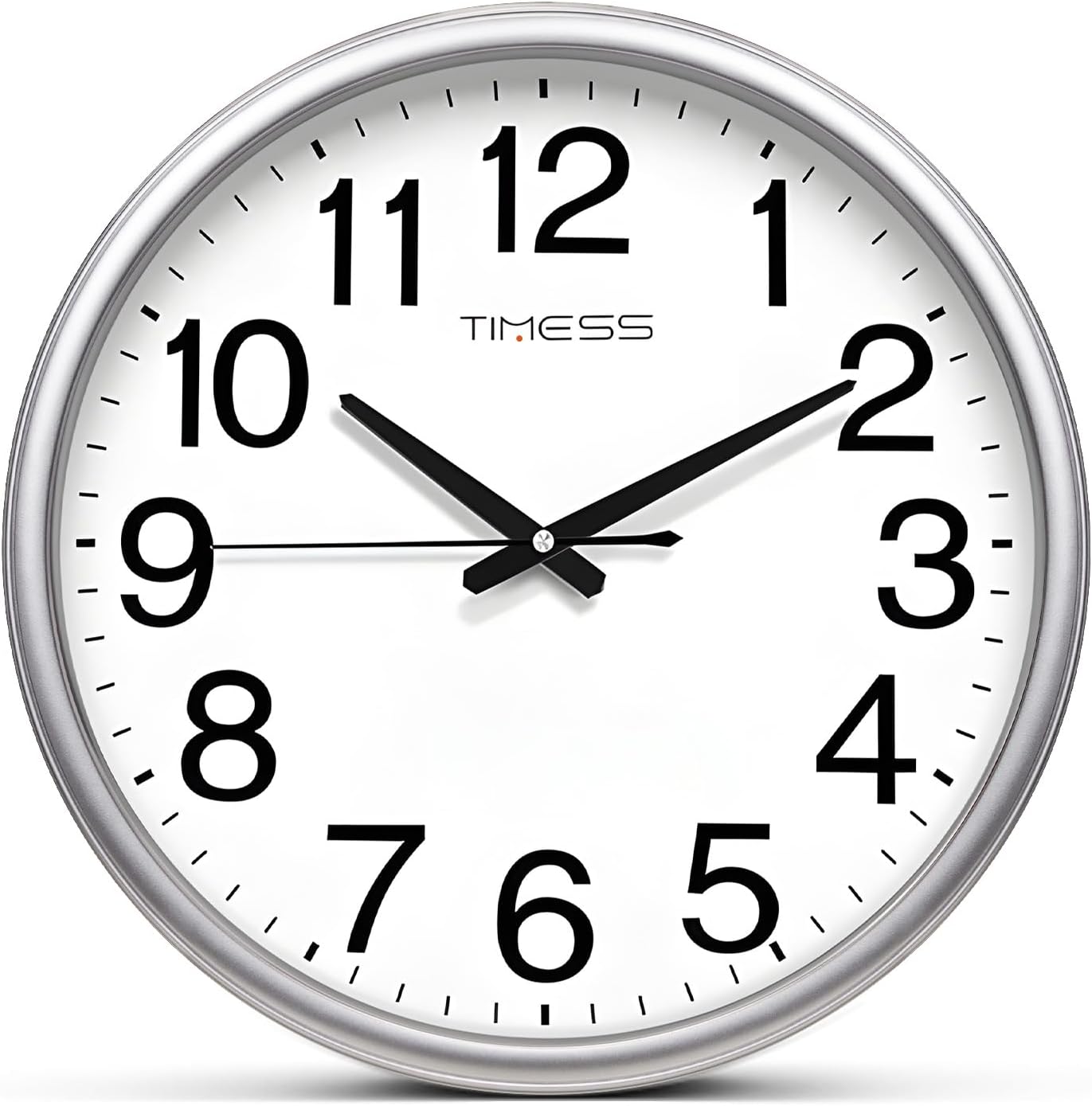 16 Inch Large Dial Non-Ticking Silent Wall Clock for Home Decor